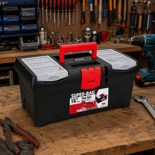 Asrin Tool Case Plastic Dimensions: W40.8xD21.8xH17.4cm