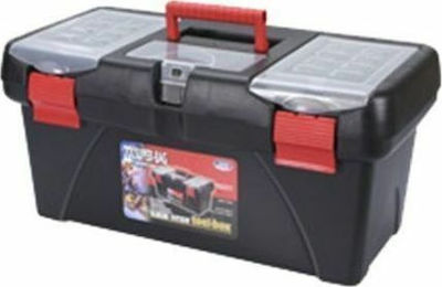 Asrin Hand Toolbox Plastic with Tray Organiser W55xD28xH26cm