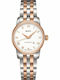 Mido Baroncelli II Γυναικείο Ρολόι 29mm Αυτόματο με Ροζ Χρυσό Μεταλλικό Μπρασελέ