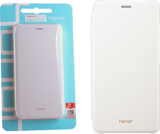 Huawei Book Δερματίνης Λευκό (Honor 7 lite / Honor 5C)