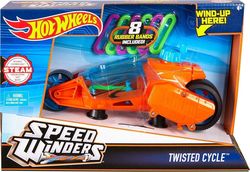 Hot Wheels Speed Winders Twisted CycleTwis Motocicletă pentru 3++ Ani