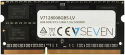 V7 8GB DDR3 RAM με Ταχύτητα 1600 για Laptop