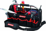 Benman Open Top Over the Shoulder Tool Bag Black L42xW21xH29cm Open