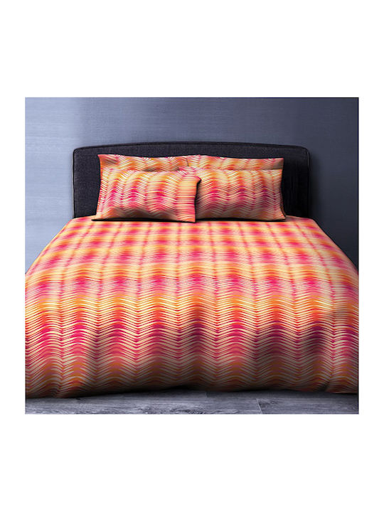 Biokarpet Coverlet Home Gallery Waves Coral 606 Super King