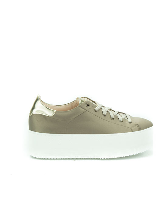 Sante Femei Flatforms Sneakers Bej