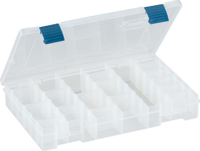 Plano 3600 PRO Tool Compartment Organiser 19 Slot Adjustable Transparent 27.6x18x4cm