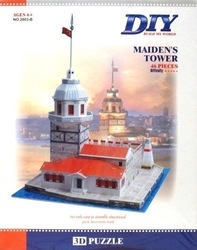 Maiden's Tower Puzzle 3D 46 Pieces Maiden's Tower Puzzle 3D 46 Pieces