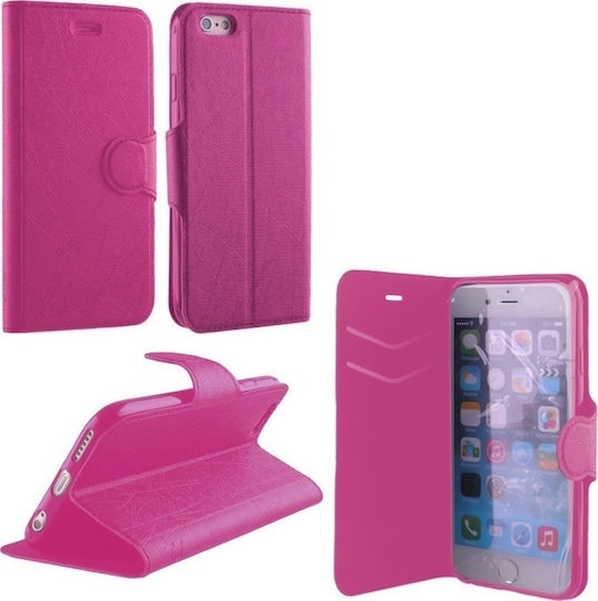 Volte-Tel iPhone 6s Plus/6 5.5 Inch Leather-TPU Book Synthetic Leather and Silicone Pink (iPhone 6/6s Plus)