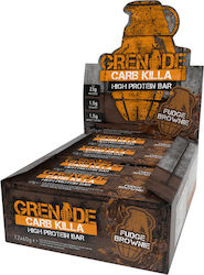 Grenade Carb Killa High Μπάρες Πρωτεΐνης με Γεύση Fudge Brownie 12x60gr