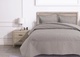 Anna Riska Olivia Set Coverlet Single Microfiber Grey 160x240cm 2pcs