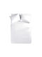 Nef-Nef Homeware Sheet for Single Bed with Elastic 100x200+30cm. Basic 200 White