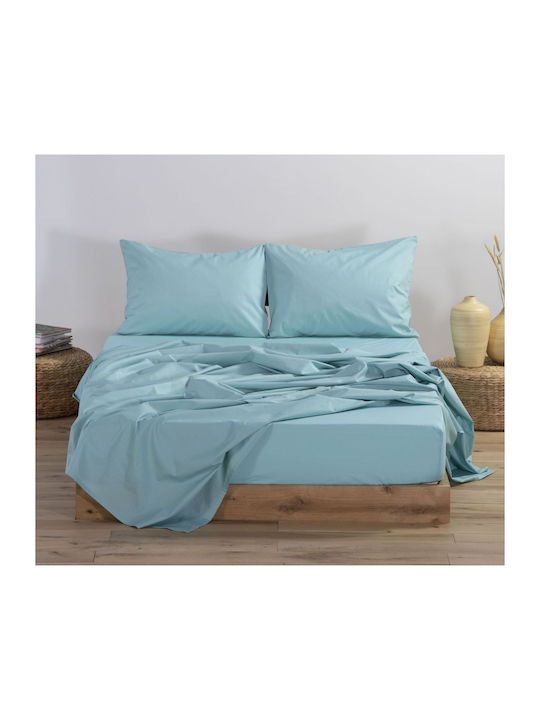 Nef-Nef Homeware Basic Σεντόνι Υπέρδιπλο με Λάσ...
