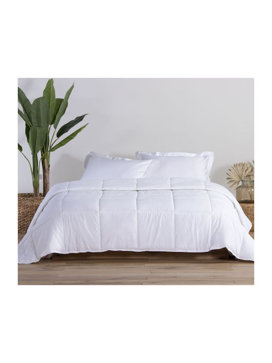 Nef-Nef Homeware Duvet Single with Hollowfiber Filling 160x220cm White 8 togs Togs