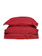 Anna Riska Luxury Tagesdecke Einzelbett Baumwollsatin Red 160x240cm