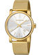 Wenger Urban Classic Vintage Ανδρικό Ρολόι 41mm Μπαταρίας με Χρυσό Μεταλλικό Μπρασελέ