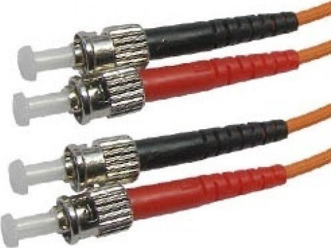 Optische Faser Ethernet-Netzwerkkabel 2m Orange 2Stück