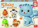 Puzzle pentru Copii Baby Animals pentru 2++ Ani 14buc Educa