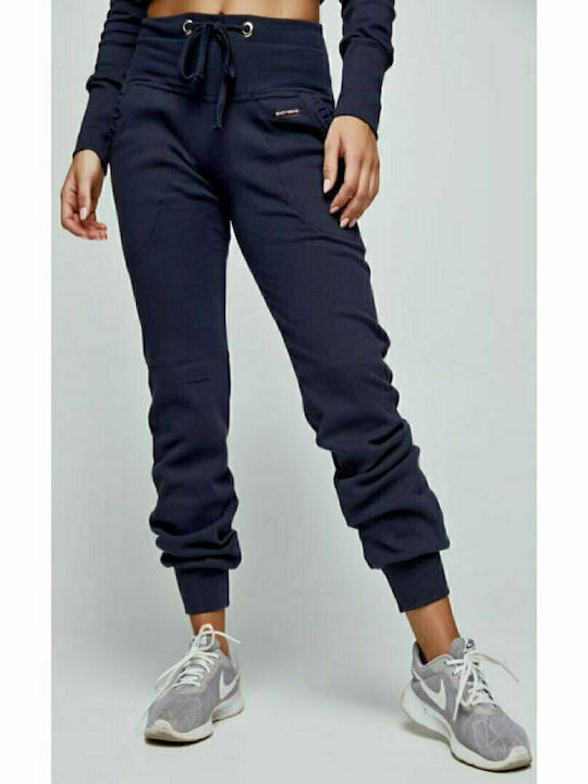 Pantaloni de Trening cu elastic Albastru