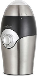 Maestro Râșniță electrică pentru cafea 150W cu capacitate de boabe 50gr Argintiu Maestro Râșniță electrică pentru cafea 150W cu capacitate de boabe 50gr Argintiu