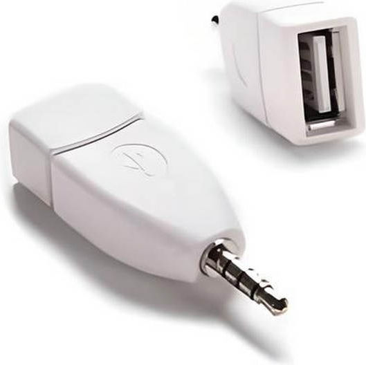 Μετατροπέας 3.5mm male σε USB-A female Λευκό 1τμχ DA3904A