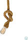 Viokef Rope Pendant Light Suspension with Rope for Socket E27 Brown