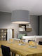 Eglo Pasteri Pendant Light Gray with Socket E27 38x110cm