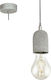 Eglo Silvares Pendant Light Suspension for Socket E27 White