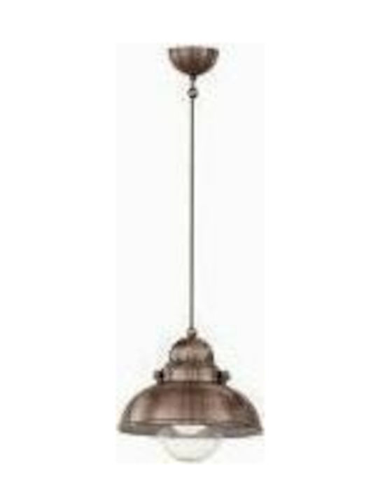 Ideal Lux Sailor SP1 D29 Pendant Light Suspension Bell Bronze