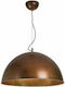 Zambelis Lights Pendant Light Suspension Bell for Socket E27 Bronze