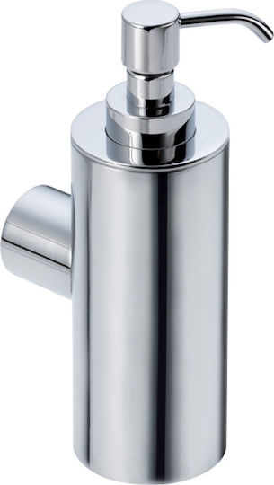 Verdi Lamda Wall Mounted Metallic Dispenser Silver 250ml