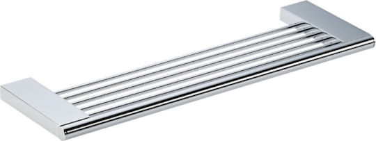 Verdi Omega Επιτοίχια Σπογγοθήκη Inox Ασημί