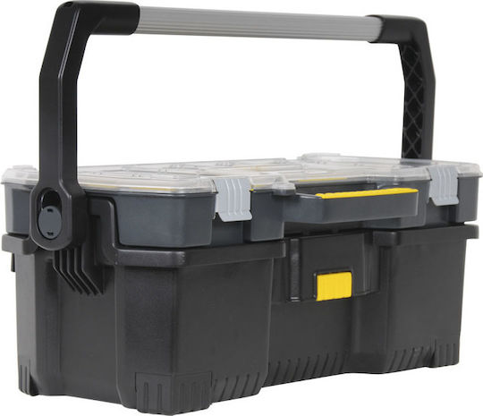 Stanley Hand Tool Box Plastic with Lid Organizer P55xB32xH25cm Quantity 2