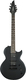 Jackson JS22 SC Monarkh Elektrische Gitarre mit Form Einfacher Schnitt und HH Pickup-Anordnung Satin Black