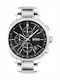 Boss Grand Prix Herrenuhr 44mm Chronograph Batterie mit Silber Metallarmband