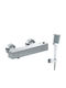 Karag Bade- / Duscharmatur Dusche Thermostatische Komplettes Set Silber