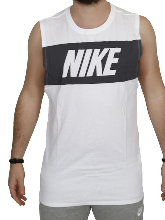 Nike Sportswear Droptail Av15 Ανδρική Μπλούζα Αμάνικη Λευκή