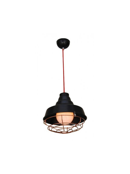 Home Lighting Apollo Hängende Deckenleuchte Einfaches Licht für Fassung E27 Schwarz