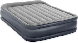Intex Aufblasbare Schlafmatratze Kingsize Deluxe Pillow Raised Bed 203x152x43εκ.