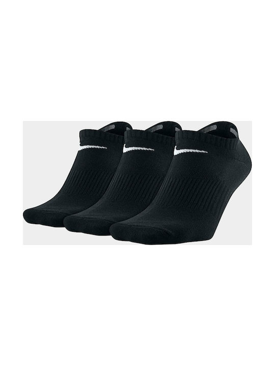 Nike Lightweight Αθλητικές Κάλτσες Μαύρες 3 Ζεύγη