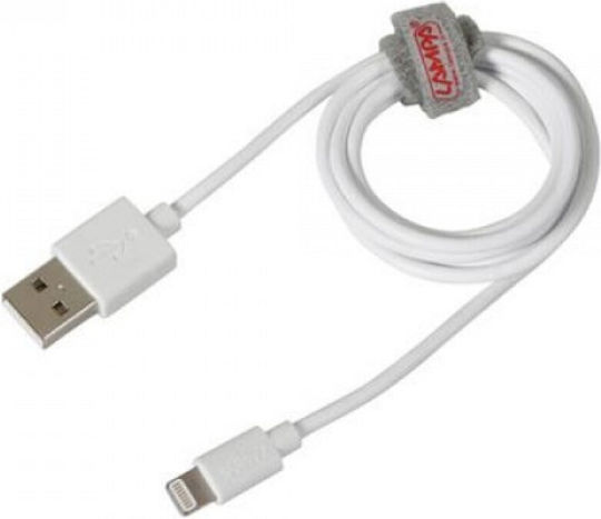 Lampa USB-A to Lightning Cable Λευκό 2m L3892.0