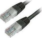 U/UTP Cat.6 Ethernet Network Cable 15m Black 1pcs