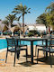 Outdoor-Stuhl Polypropylen Ares Black 48x58x82εκ.