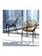 Crystal Dining Room Polypropylene Chair Black Transparent 59x60x80cm