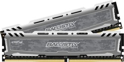 Crucial Ballistix Sport LT Gray 16GB DDR4 RAM cu 2 module (2x8GB) și Viteză 2666 pentru Desktop