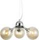 Aca Pendant Light Honey with Socket E14, E.14 45x45cm