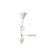 Aca Pendant Light Suspension for Socket E27 White 2800WBW