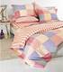 SB Home Bettdecke Einzelbett 160x240cm Colors In Square Mehrfarbig
