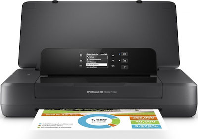 HP OfficeJet 200 Mobile Color Imprimantă Jet de cerneală cu WiFi și Mobile Print