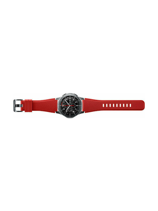 Samsung Gear S3 Silicon strap Red Strap Red (Galaxy Watch (46mm) / Gear S3)