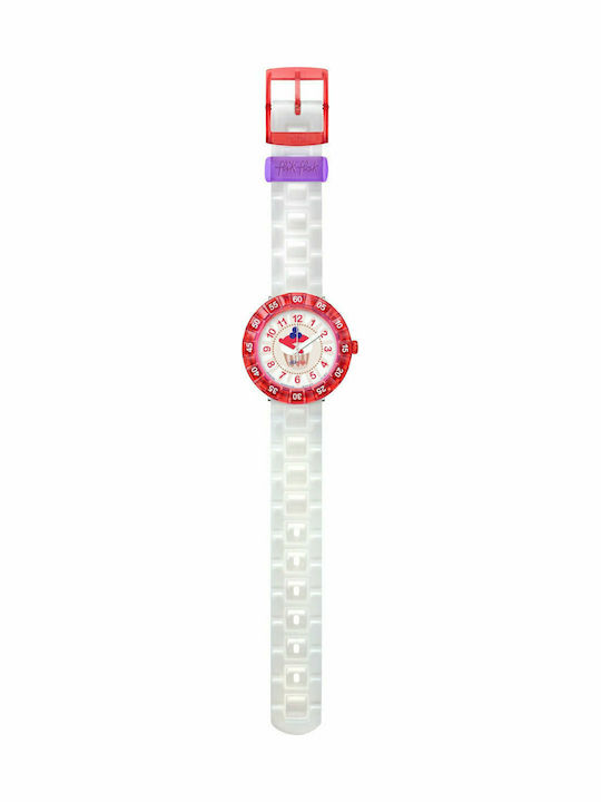 FlikFlak Kids Analog Watch Milkita with Rubber/...